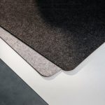 Reversible Felt & Cork Desk Mat material detail