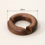 Round Walnut Phone Stand product detail