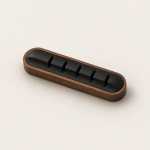 Walnut Cable Management Bar