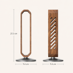 Walnut Headphone Stand with Rotating Base product detail